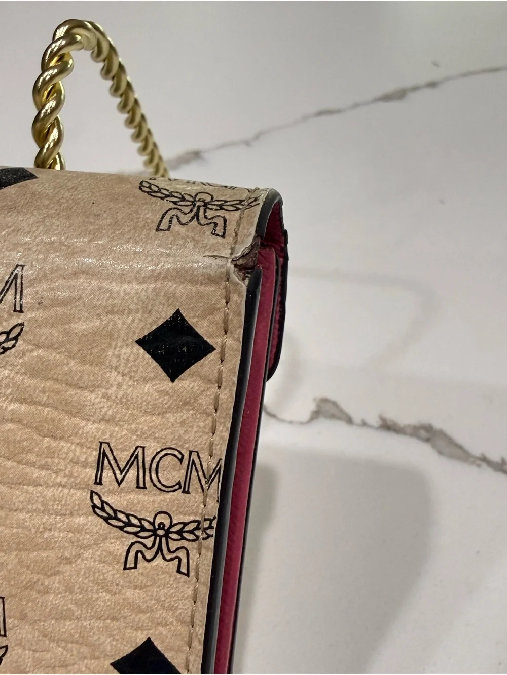 MCM Visetos Flap Envelope Long Wallet - Picture 7 of 7